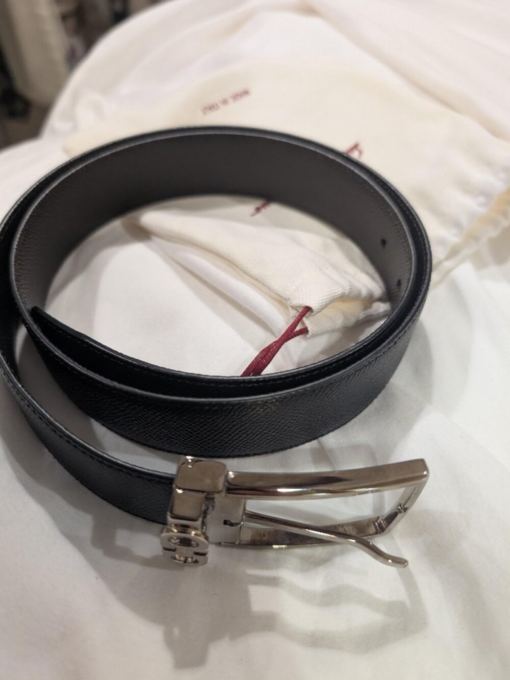 Authentic Salvatore Ferragamo Belt - Black, Like New